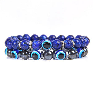 Combined Bracelets Evil Eye Bracelet 2 Pcs