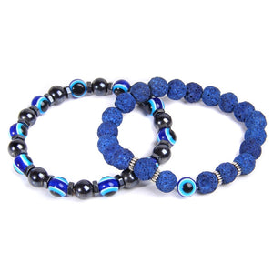 Combined Bracelets Evil Eye Bracelet 2 Pcs