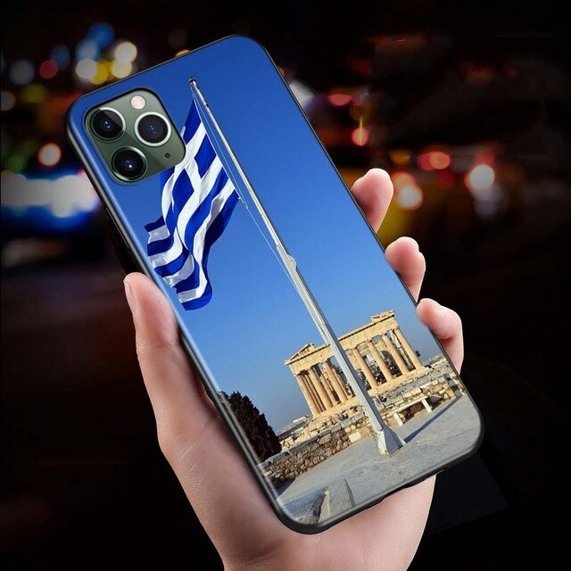 Greek Greece Cover Case For iPhone 11 Pro Max SE XS Max XR X 8 7 6S 6 Plus 5 S Phone Case