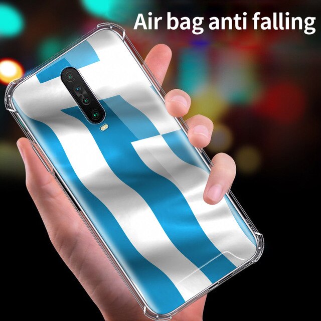 Greek Greece Flag Case for Xiaomi Redmi Note 8T 9 Pro Max 8 9S 7 6 7A 6A K20 K30 Pro Zoom