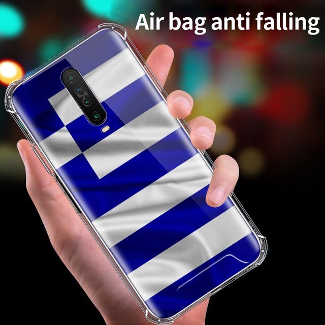 Greek Greece Flag Case for Xiaomi Redmi Note 8T 9 Pro Max 8 9S 7 6 7A 6A K20 K30 Pro Zoom