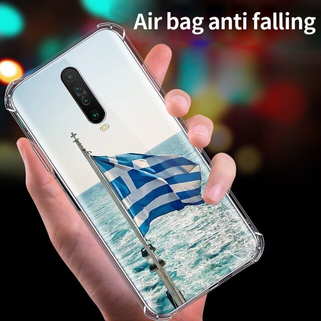 Greek Greece Flag Case for Xiaomi Redmi Note 8T 9 Pro Max 8 9S 7 6 7A 6A K20 K30 Pro Zoom