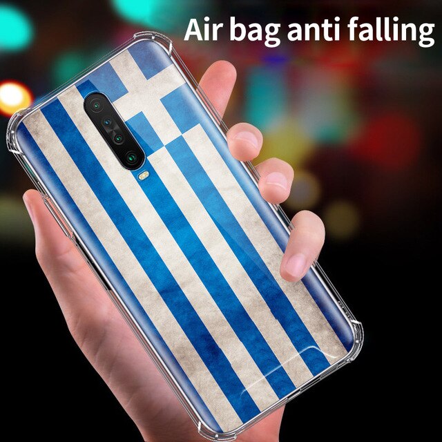 Greek Greece Flag Case for Xiaomi Redmi Note 8T 9 Pro Max 8 9S 7 6 7A 6A K20 K30 Pro Zoom