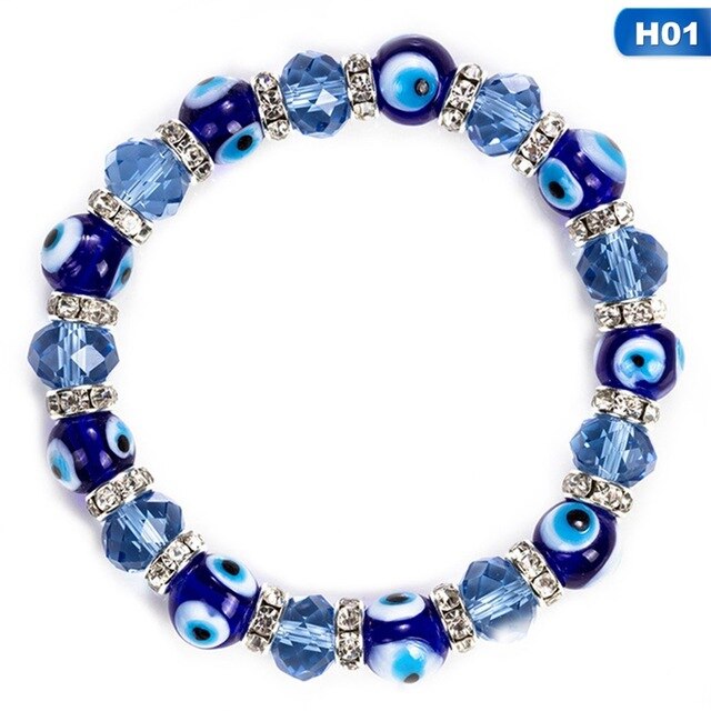 Evil Eye Bracelet (Glass/metal)