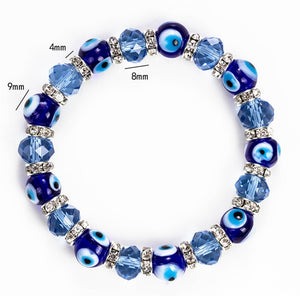 Evil Eye Bracelet (Glass/metal)