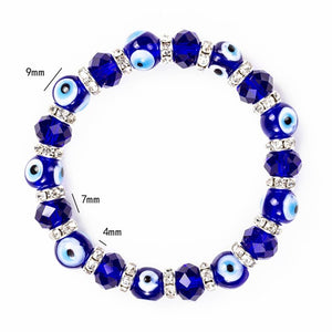 Evil Eye Bracelet (Glass/metal)