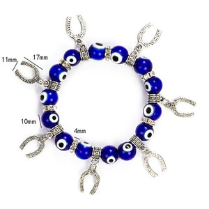 Evil Eye Bracelet (Glass/metal)